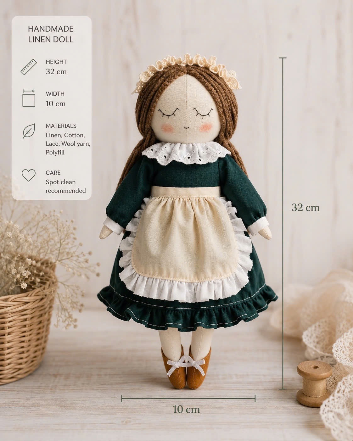 Olive Cotton Doll